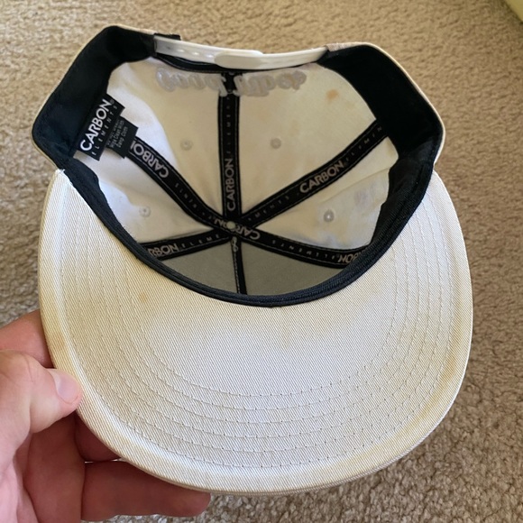 Carbon Elements White Star Adjustable SnapBack Hat. - Picture 6 of 7